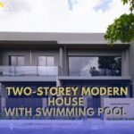 TWO-STORY MODERN HOUSE WITH SWIMMING POOL